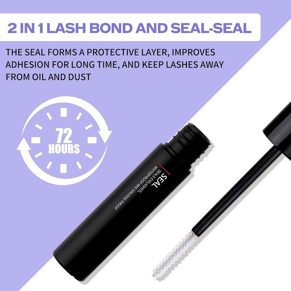 New Wendy Lashes DIY Eyelash Glue and Seal Waterproof Strong Hold 0.34fl oz 10ml